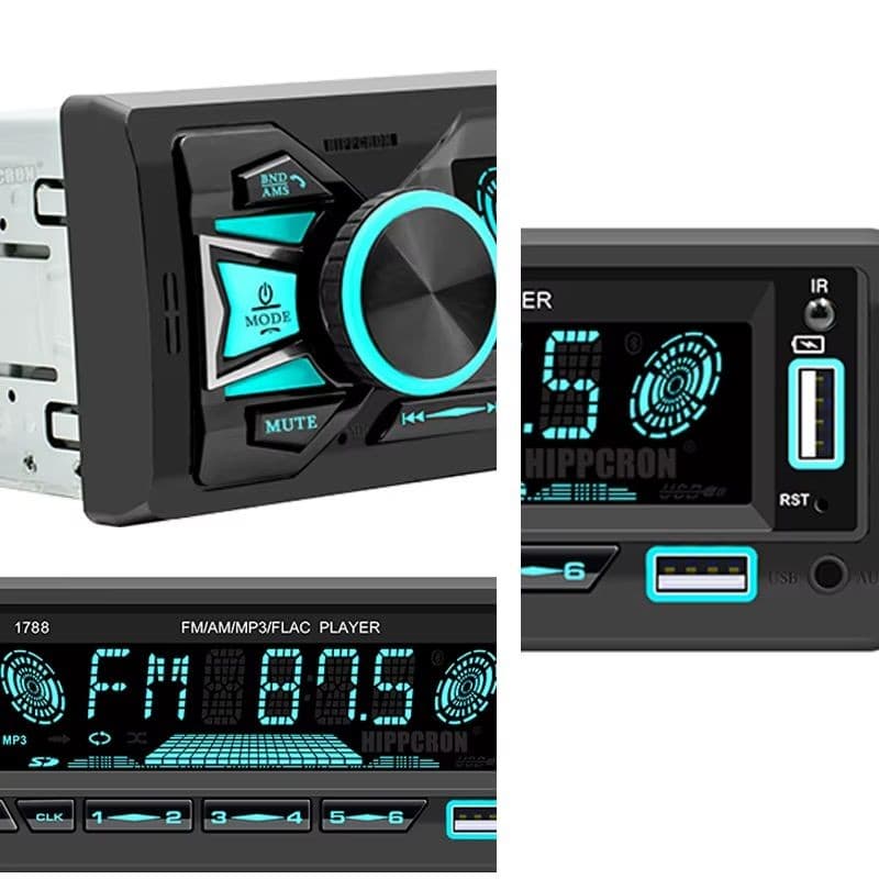 Detalhes de Autorrádio 1 DIN SWM 1789 Bluetooth Preto