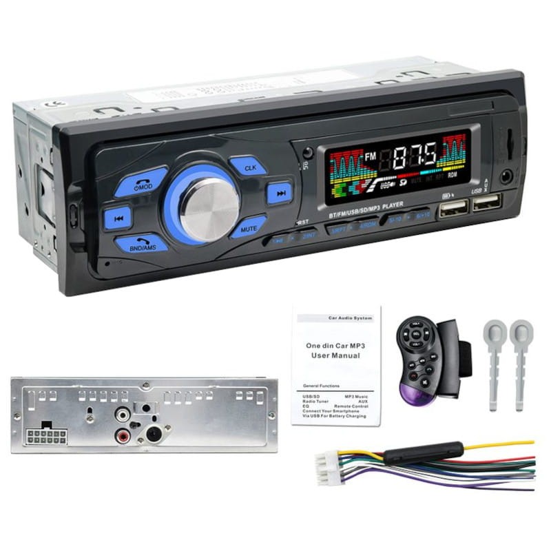 Auto-rádio 1 DIN SWM 616 USB Preto - Item5