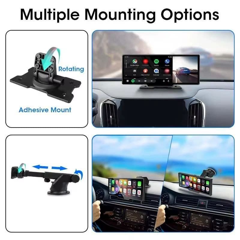 Supports de Écran tactile universel SWM B5303R noir - Lecteur multimédia pour voiture