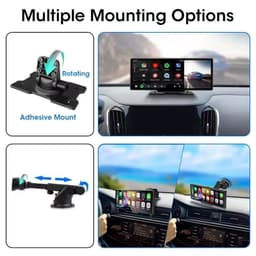 Supports de Écran tactile universel SWM B5303R noir - Lecteur multimédia pour voiture