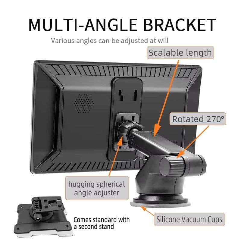 Soporte adaptable Pantalla táctil universal SWM B5308 Negro - Reproductor multimedia para coche