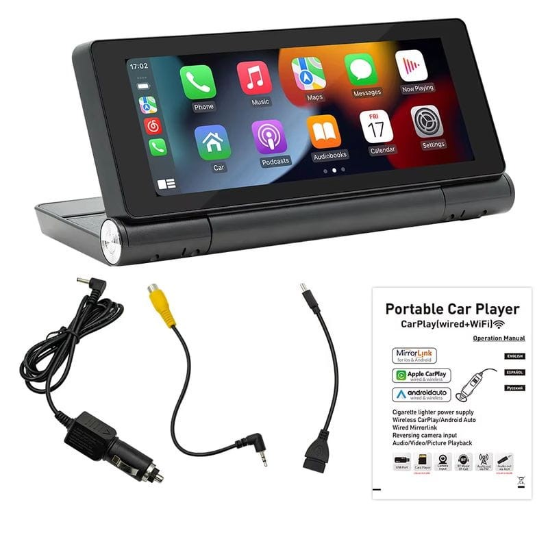 Pantalla táctil universal SWM B5369 6.86 pulgadas Carplay/Android Auto Inalámbrico Negro - Reproductor multimedia para coche - Ítem11