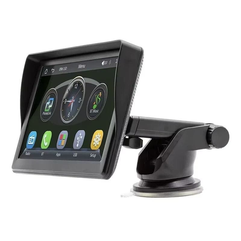 Adaptable Pantalla táctil universal SWM B600W 7 pulgadas Carplay/Android Auto Inalámbrico Negro - Reproductor multimedia para coche