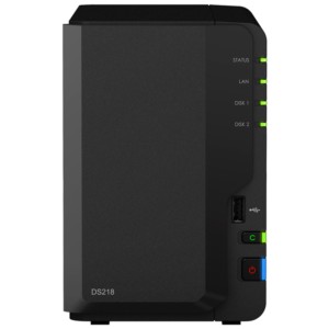 Synology DiskStation DS218 Servidor NAS Negro
