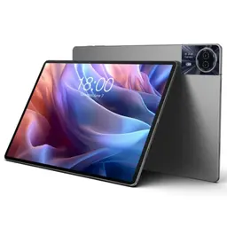 Teclast T65 Max 8GB/256GB Android 14 Cinzento - Imagem frontal e traseira do tablet