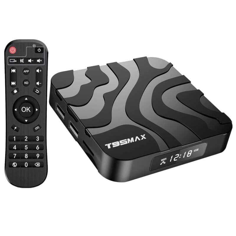 T95 Max H618 4 GB/64GB Dual Wifi Bluetooth Android 12 - Android TV - Item