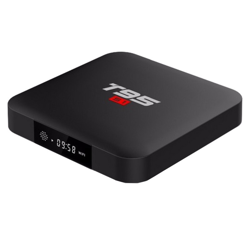 T95 S1 2GB/16GB 4K Android TV 7.1 - Android TV - Decodificación H.265 y VP9 - Instala aplicaciones - Google Store - Ranura Micro SD - 2 x USB 2.0 - Amlogic S905W de 4 núcleos - GPU Mali-450 - Netflix - YouTube - Reproducción Streaming - 4K