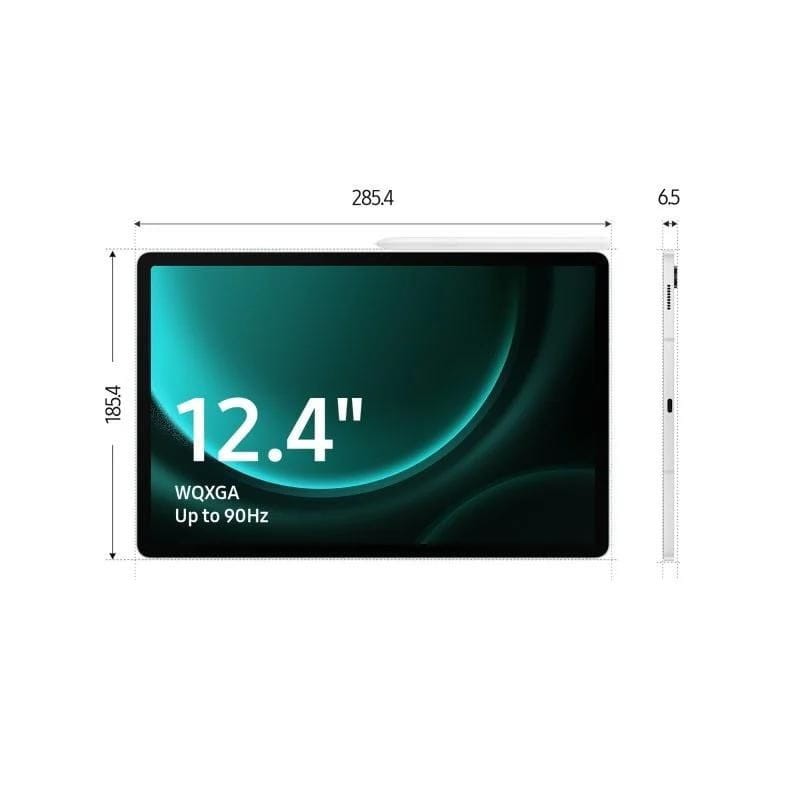 Samsung Galaxy Tab S9 FE+ X616 8GB/128GB 5G Gris - Tablet - Ítem3