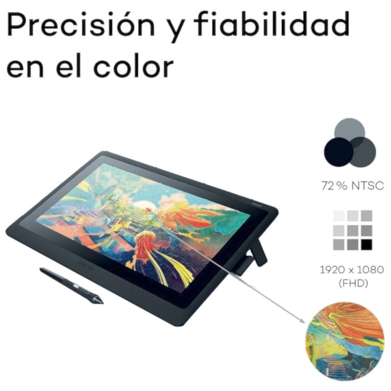Tableta digitalizadora Wacom Cintiq 16 Negro - Ítem1