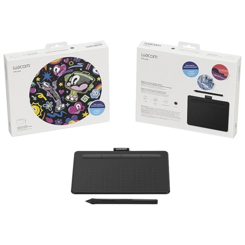 Tableta digitalizadora Wacom Intuos Comfort BT Tamaño S Negro - Caja