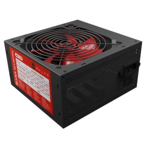 Tacens Mars Gaming 750W - Cor preta com detalhes vermelhos