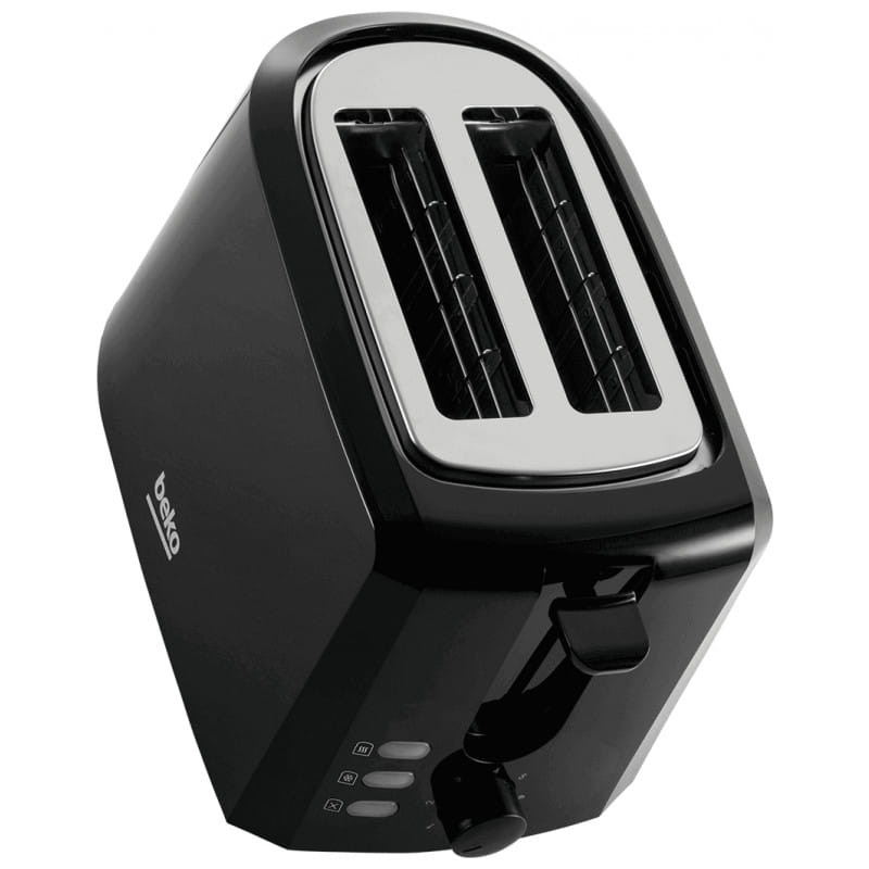 Beko TAM 4201B 7 ajustes 2 ranuras 850 W Bandeja recogemigas Negro - Tostadora - Ítem1