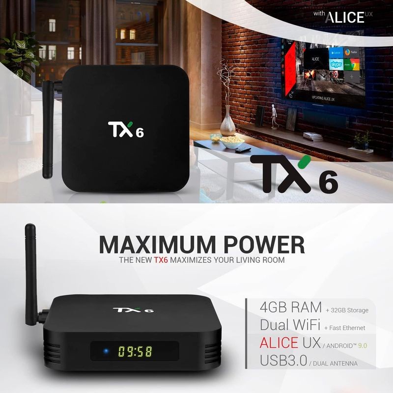 Tanix TX6 2 GB/16GB Android 9.0 - Android TV - Item7