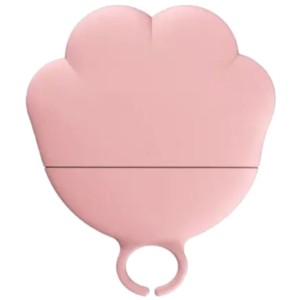 Tampa de silicone para latas Lovely Paw Rosa