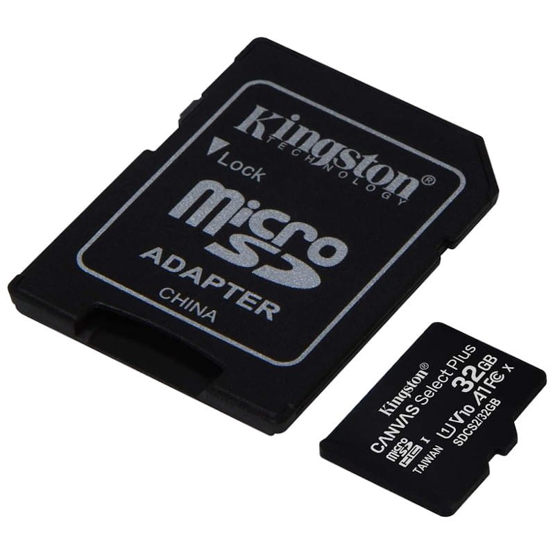 Kingston Canvas Select Plus MicroSDHC 32GB Clase 10 UHS-I + Adaptador - Ítem1