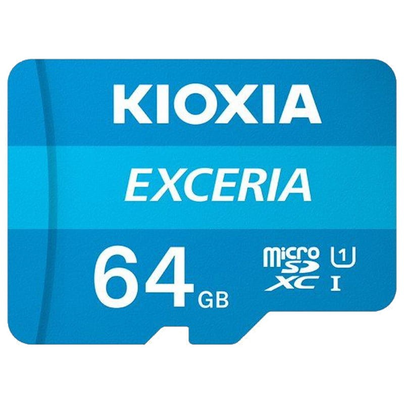 Kioxia Exceria MicroSDXC 64GB Classe 10 UHS-I + Adaptador