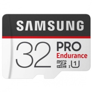Samsung MicroSDHC Pro Endurance 32 Go Classe 10 UHS-I + Adaptateur