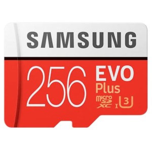 Samsung MicroSDXC EVO Plus 2020 256GB Class 10 UHS-I + Adapter