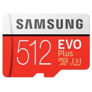Samsung MicroSDXC EVO Plus 2020 512 Go Classe 10 UHS-I + Adaptateur