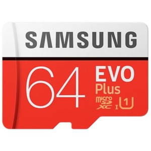 Samsung MicroSDXC EVO Plus 2020 64 Go Classe 10 UHS-I + Adaptateur