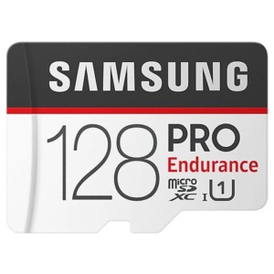 Samsung MicroSDXC Pro Endurance 128 Go Classe 10 UHS-I + Adaptateur
