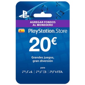 Carte portefeuille Sony 20 €