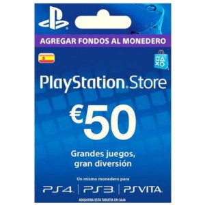 Carte portefeuille Sony 50 €