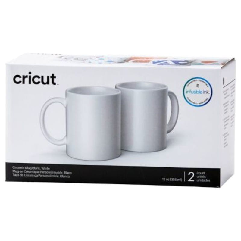 Tazas Cricut (2007821) 340 ml 2 Tazas Blanco - Ítem6