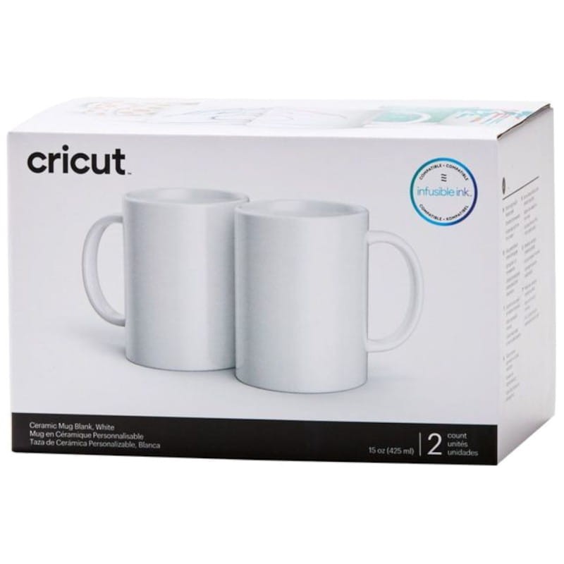 Tasses Cricut (2007823) 425 ml 2 tasses Blanc - Ítem5