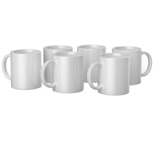 Tasses Cricut (2008944) 425 ml 6 Tasses Blanc