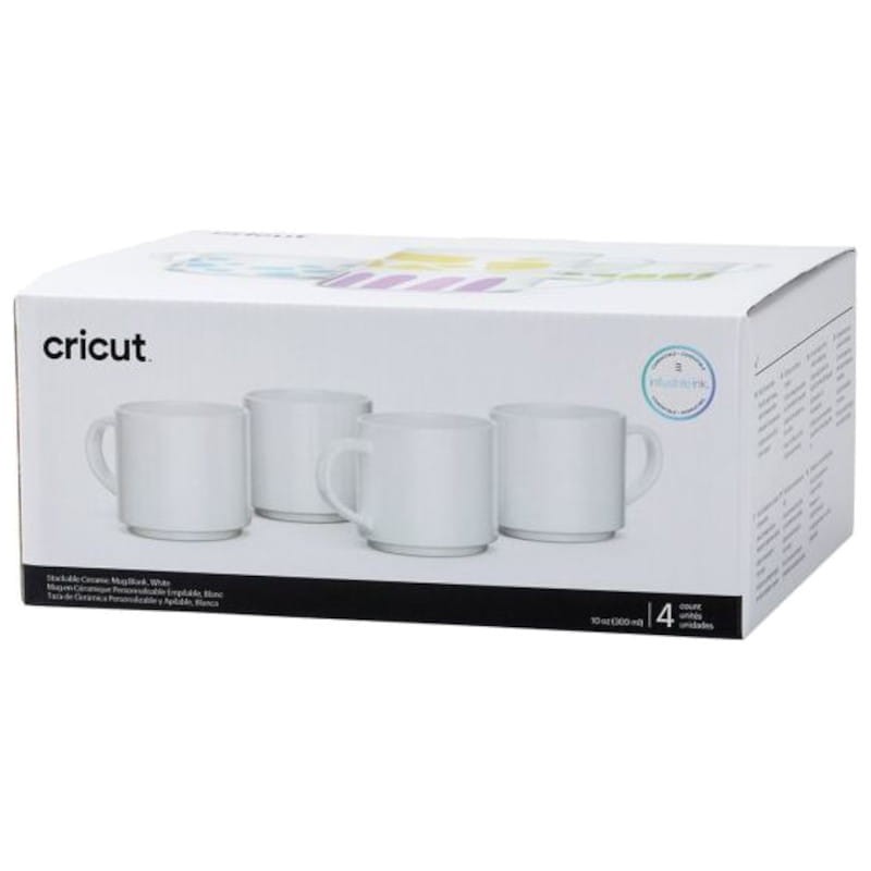 Tasses Cricut (2009392) 300 ml 4 tasses Blanc - Ítem5