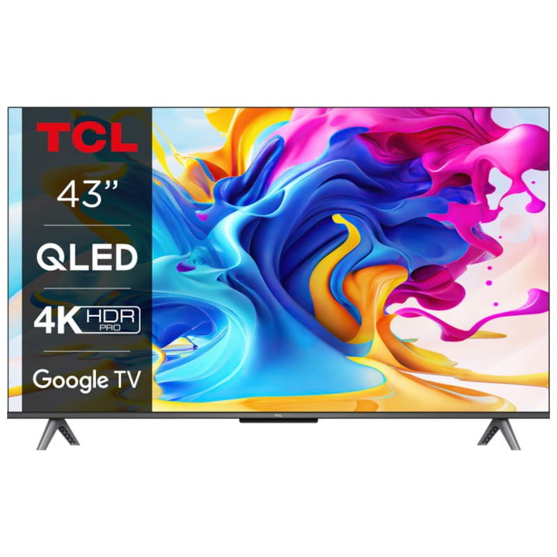 TCL 43C649 43 QLED 4K Ultra HD Smart TV WiFi Titanium - Télévision - Ítem