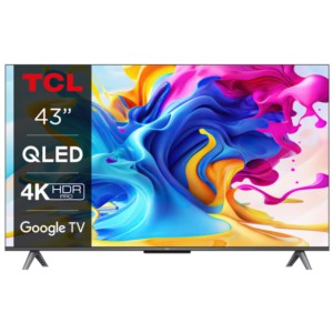 TCL 43C649 43 QLED 4K Ultra HD Smart TV WiFi Titanio - Televisor