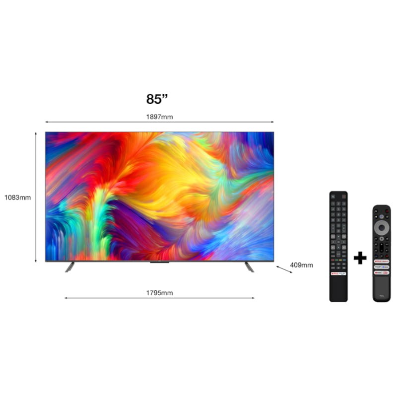 TCL 85P735 85 pouces 4K Ultra HD Dolby Vision Google TV