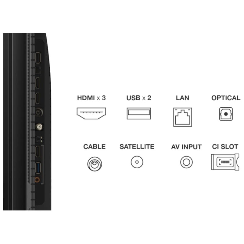 TCL C65 Series 43C655 43 QLED 4K Ultra HD Smart TV Wifi Titanio - Televisor - Ítem7