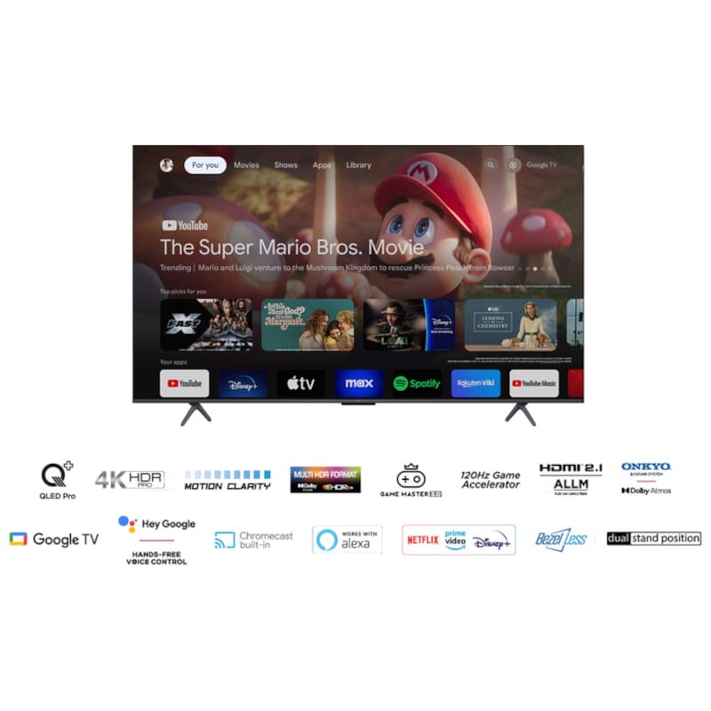 TCL C65 Series 65C655 65 4K Ultra HD Smart TV Wifi Titanio - Televisor - Ítem7