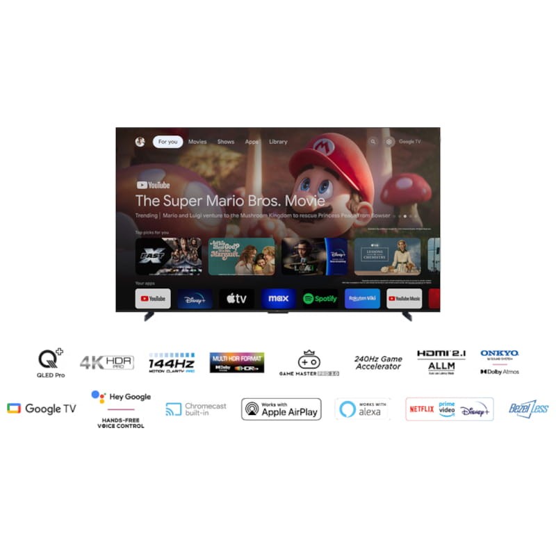 TCL C65 Série 98C655 98 4K Ultra HD Smart TV Wifi Titanium - Televisão - Item7