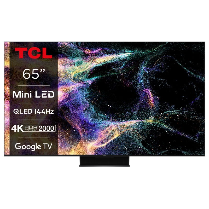 TCL C84 Series 65C845 - 65 pulgadas - Procesador AiPQ 3.0 - Negro