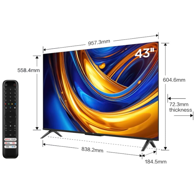 TCL P61 Series 43P61B 43