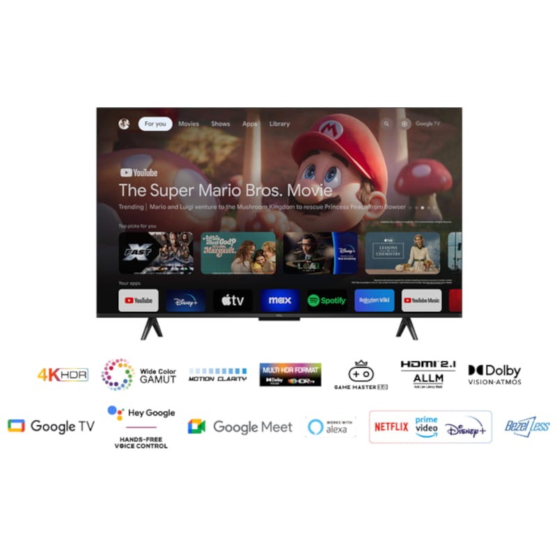 TCL P75 Series 43P755 43 4K Ultra HD Smart TV Wifi Titanium - Televisão - Item5