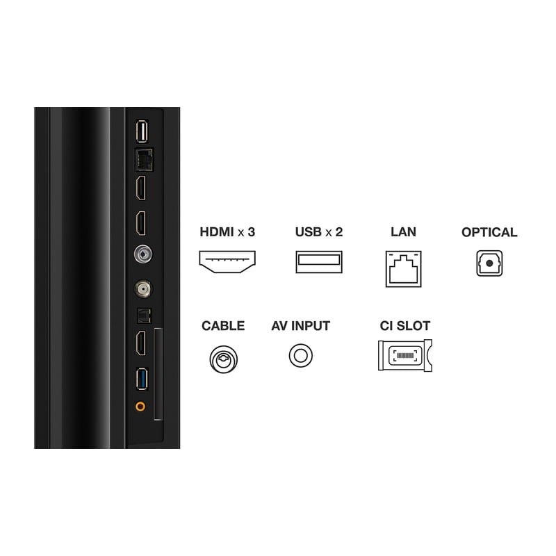 TCL P75 Series 43P755 43 4K Ultra HD Smart TV Wifi Titanium - Televisão - Item6