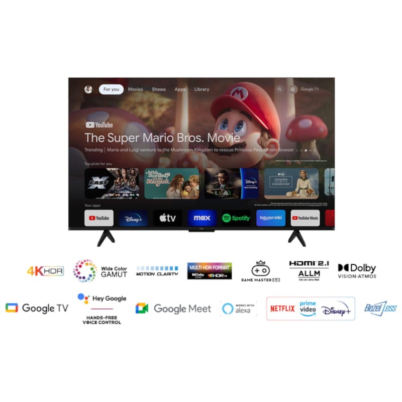 TCL P75 Series 50P755 50 4K Ultra HD Smart TV Wifi Titanio - Televisor - Ítem6