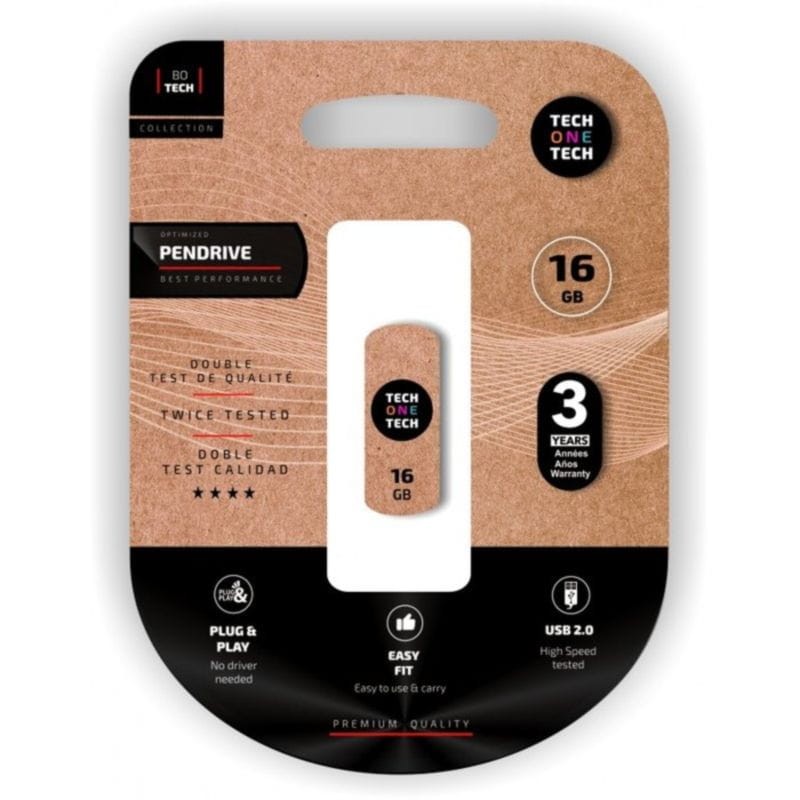 Tech One Tech Smart Clip 16 GB USB 2.0 Branco - Unidade flash USB - Item