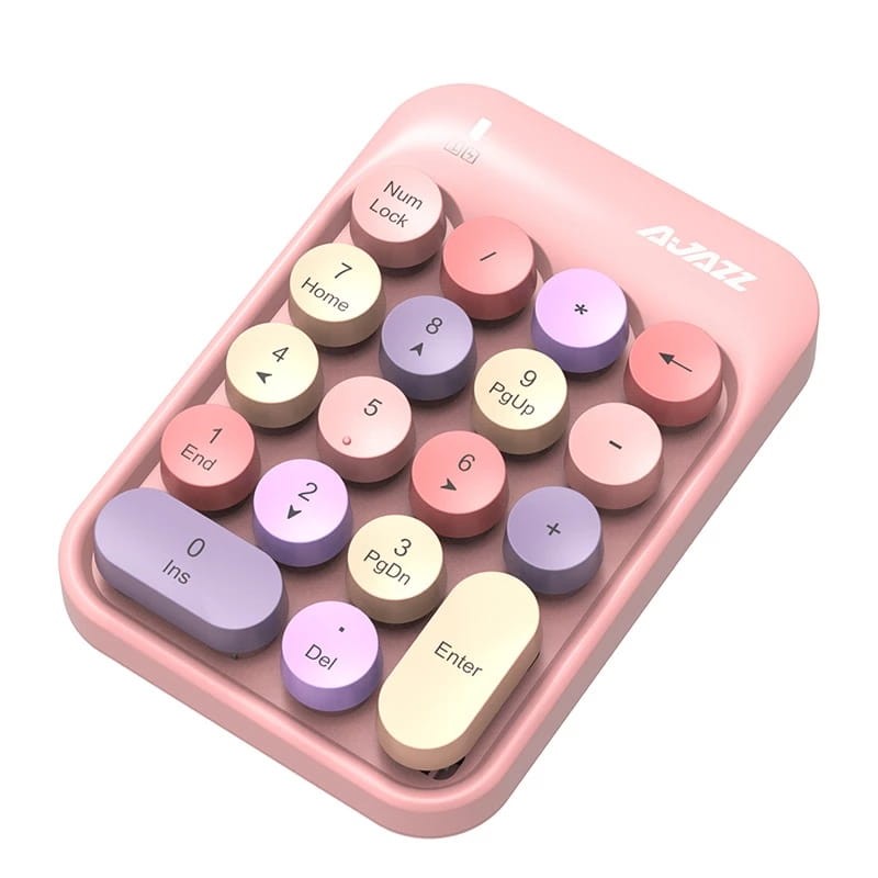 Teclado De Membrana Numérico Ajazz AK18 Mixed Pink - Ítem1