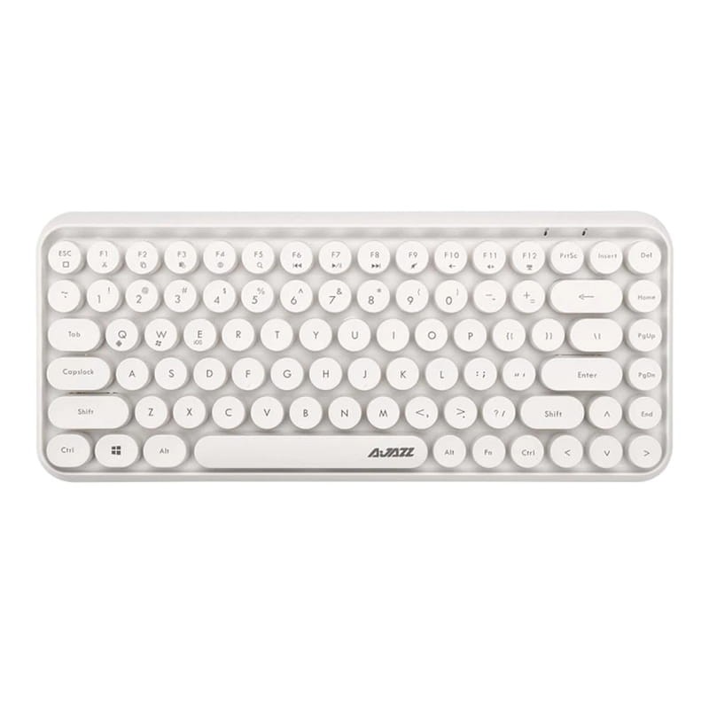 Teclado De Membrana Inalámbrico Ajazz 308i Blanco - Ítem