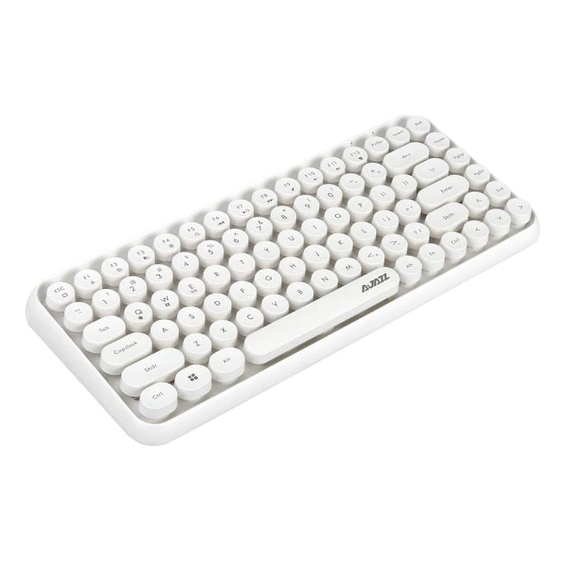 Teclado De Membrana Inalámbrico Ajazz 308i Blanco - Ítem1