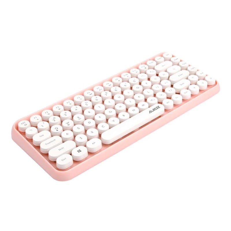 Teclado de membrana sem fio Ajazz 308i Rosa - Item1