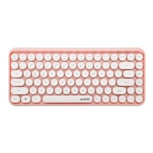 Teclado de membrana sem fio Ajazz 308i Rosa