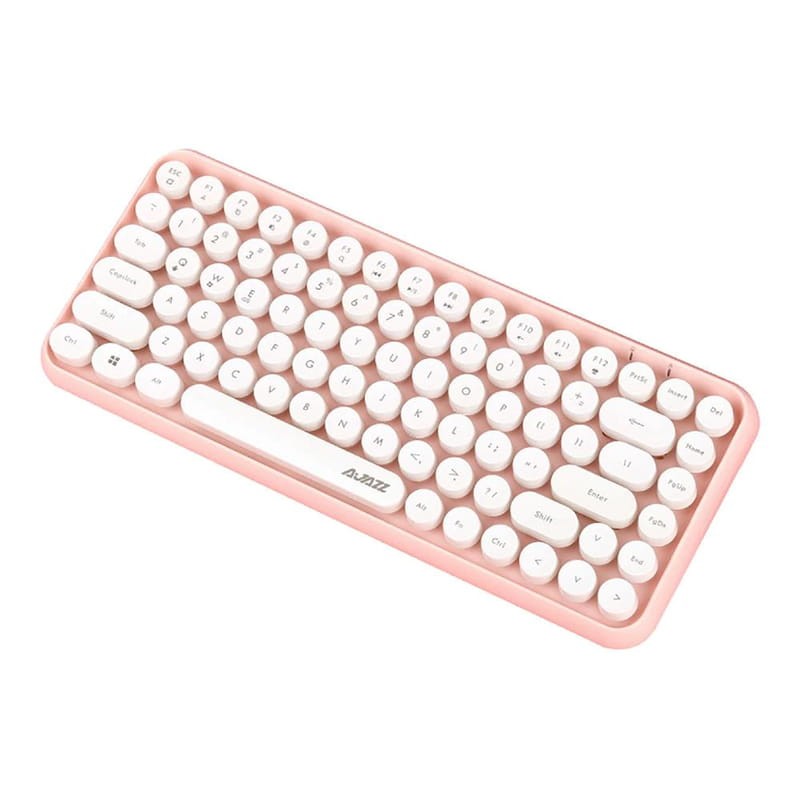 Teclado de membrana sem fio Ajazz 308i Rosa - Item2