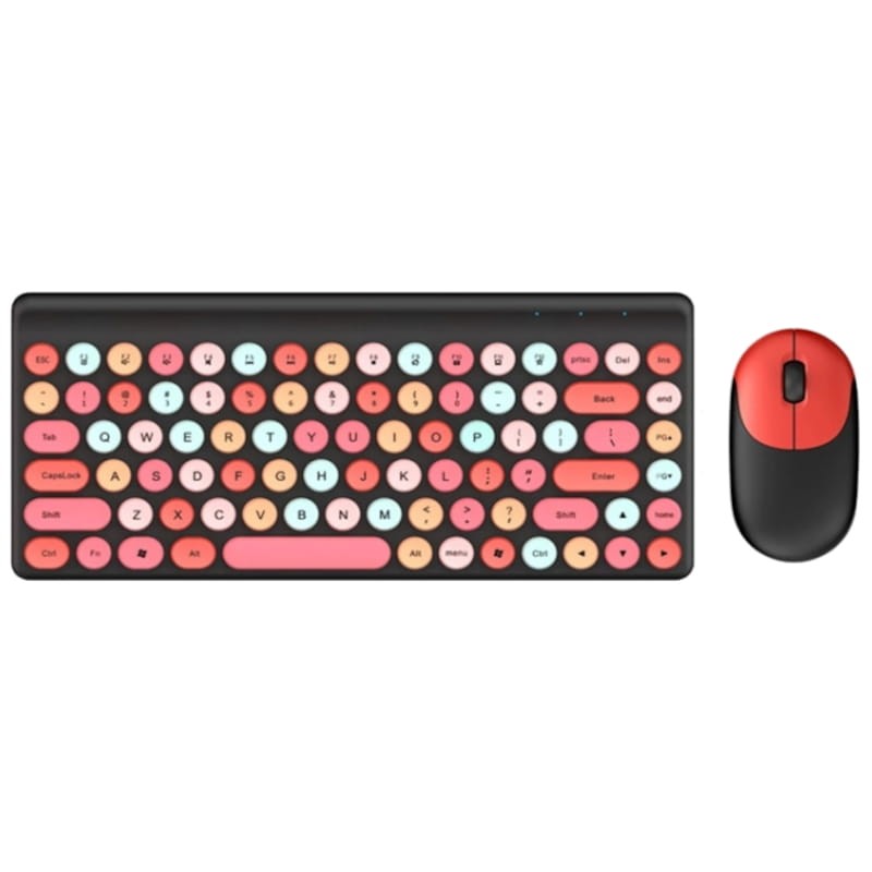 Kit Teclado Bluetooth de 86 teclas + Ratón Negro QW02 - Ítem